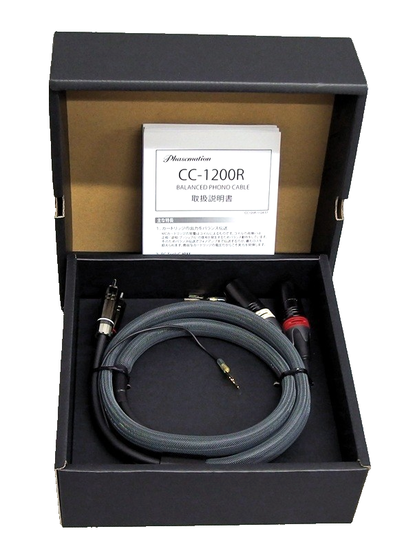 Câble phono de transmission équilibrée PHASEMATION CC-1200R RCA×2- XLR×2 1,2m