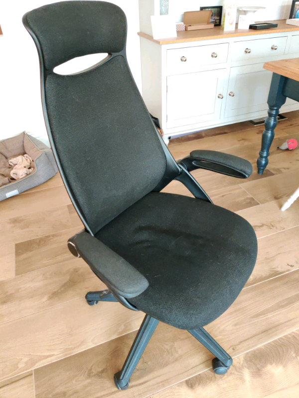 High backed office chair in Hook, Hampshire Gumtree