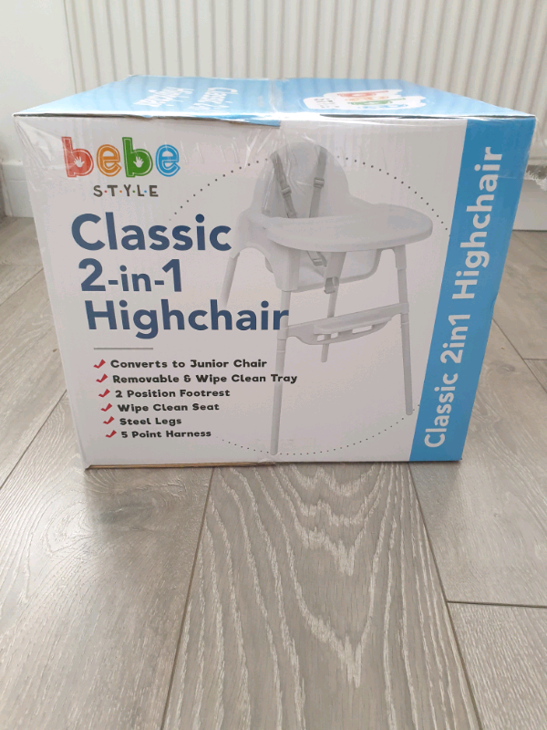 Bebe Style 2 In 1 Highchair 6 Months Brand New In Box In Bolton Manchester Gumtree