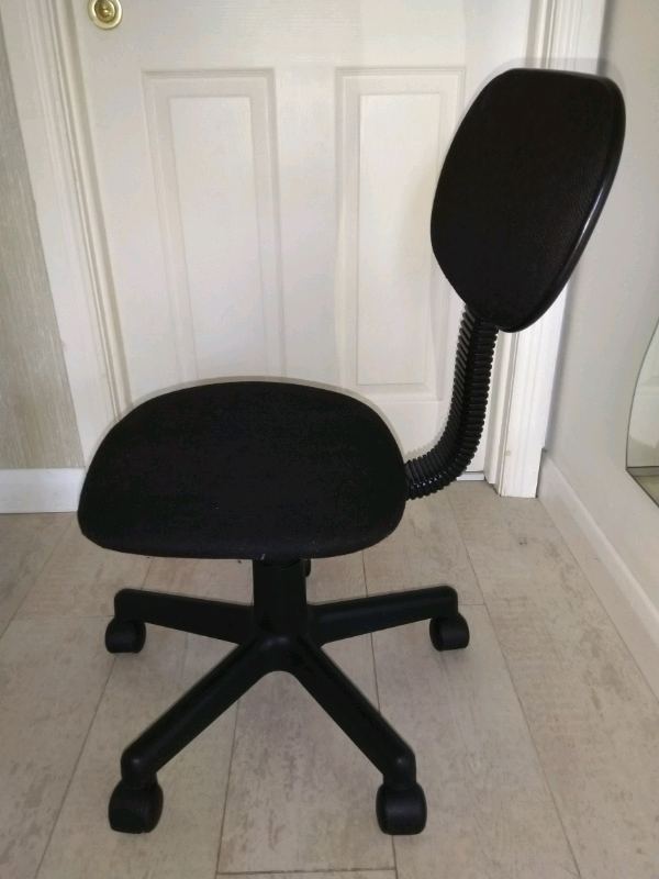 Argos Home Fabric Office Chair - Black for kids | in Bangor, County