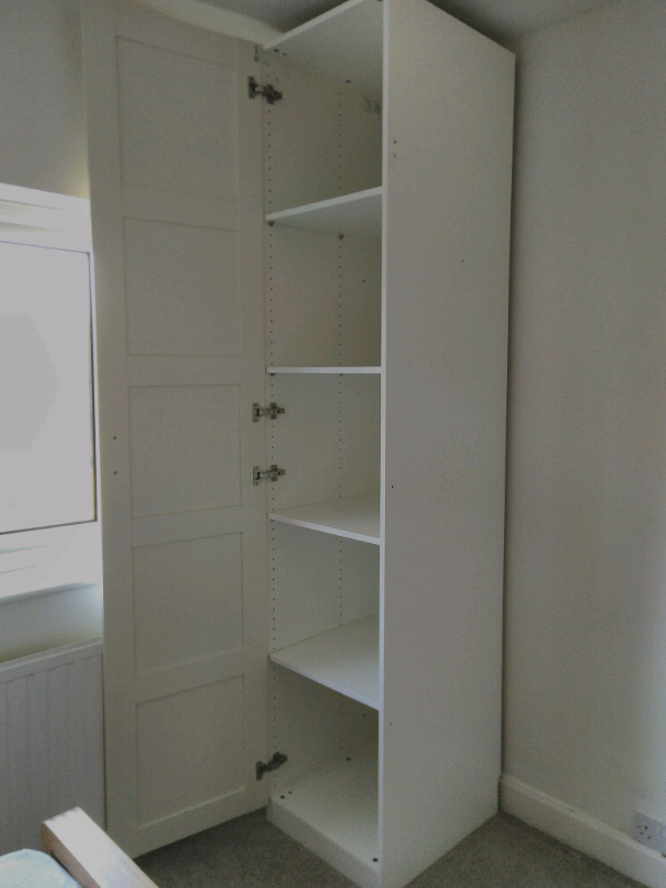 Ikea Pax Single Wardrobe White Used In Swadlincote Derbyshire