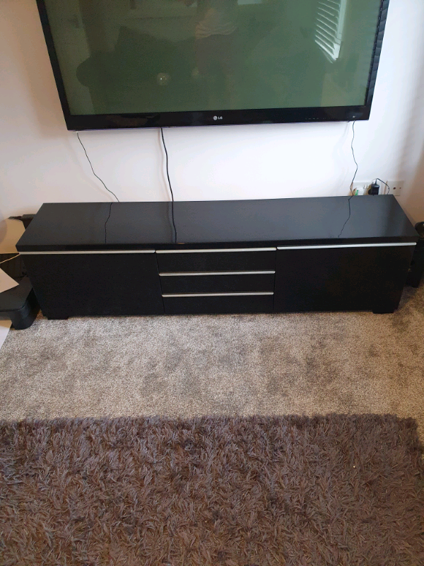 IKEA BESTA BURS TV Bench Gloss Black in Poole, Dorset Gumtree