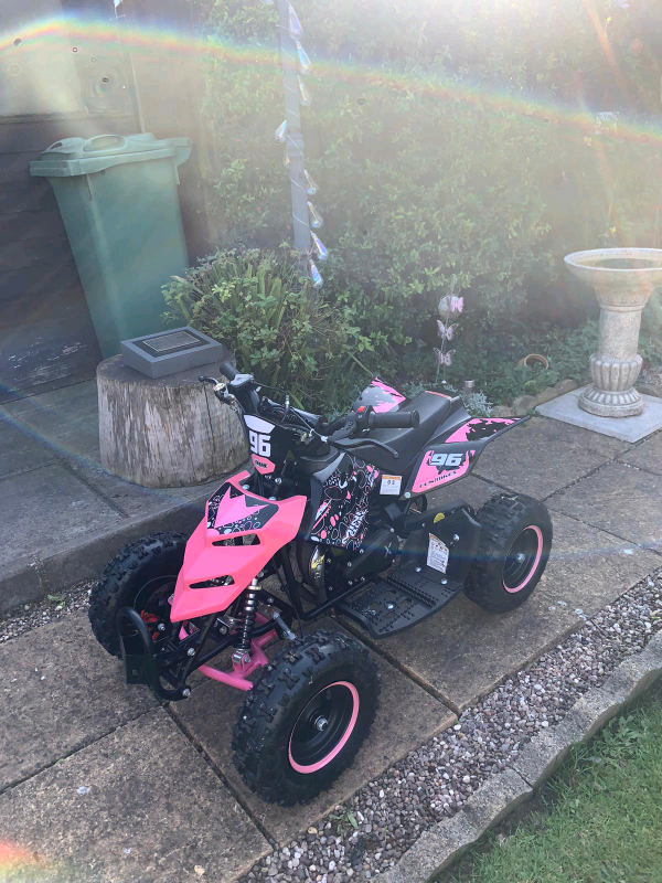 girls pink quad