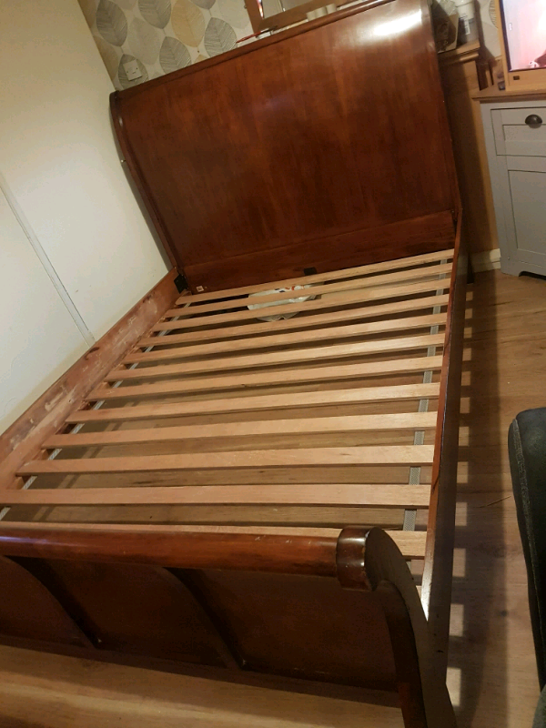 King size Wooden sleigh bed in Norwich, Norfolk Gumtree