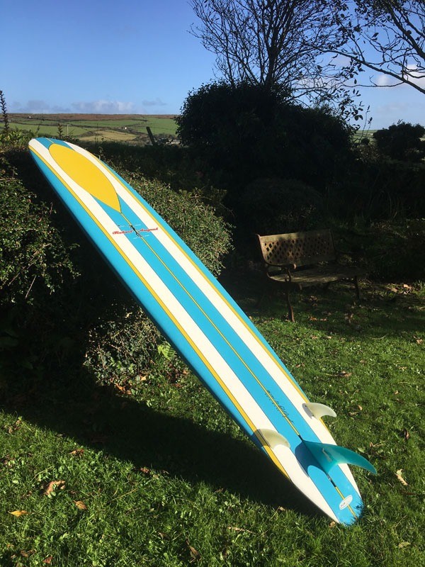 9'6" Performance Robert August Hydro Hull SurfTech Longboard. Excellent