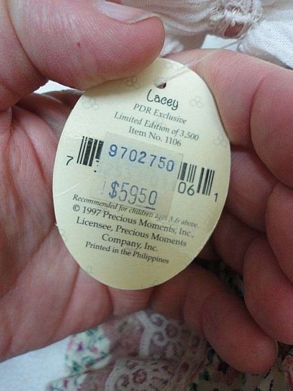 VTG. Precious Moments Composition Doll - 