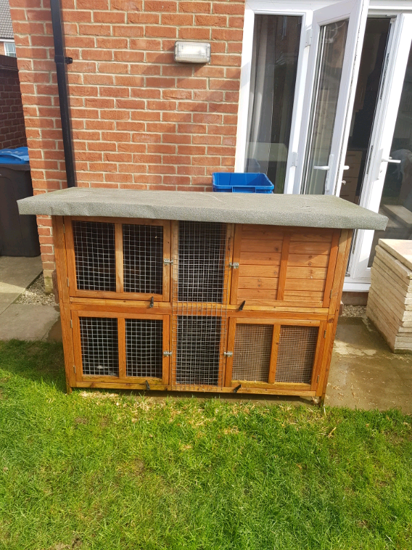 Large rabbit/Ferret hutch for sale in Bedale, North Yorkshire Gumtree