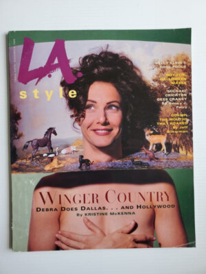 1992 LA Style magazine Debra Winger Kelly Klein Michael Crichton Marky Mark CK
