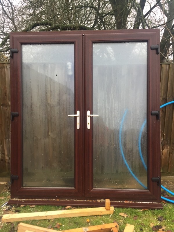 Used patio french doors rosewood in Horsforth, West Yorkshire Gumtree