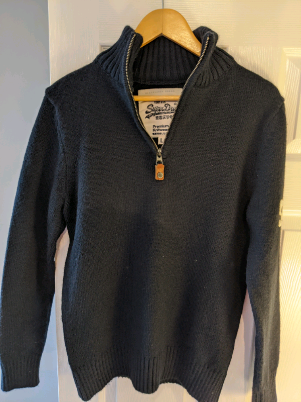 Superdry fleece sweater, quarter zip | in Southside, Glasgow | Gumtree