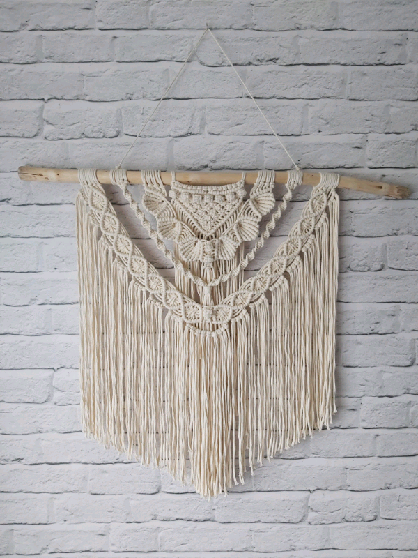 Large Boho Wall Hanging Macrame In Ecru in Derby, Derbyshire Gumtree