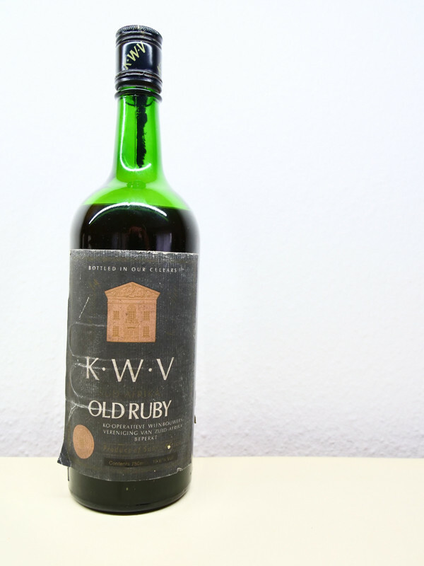 1 x Old Ruby, Likörwein Südafrika, K.W.V., 750 ml, 19,6%vol