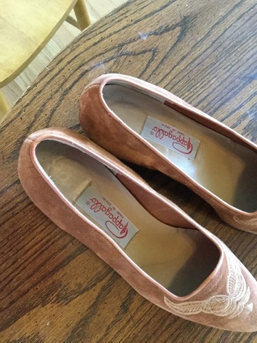 Vintage Pappagallo Suede Shoes  Women's Size 9.5 M