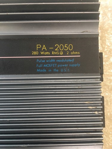 Earthquake of S.F. PA-2300 PA-2075 PA-2050 Set Of 3 Old School Amps. Rare Set