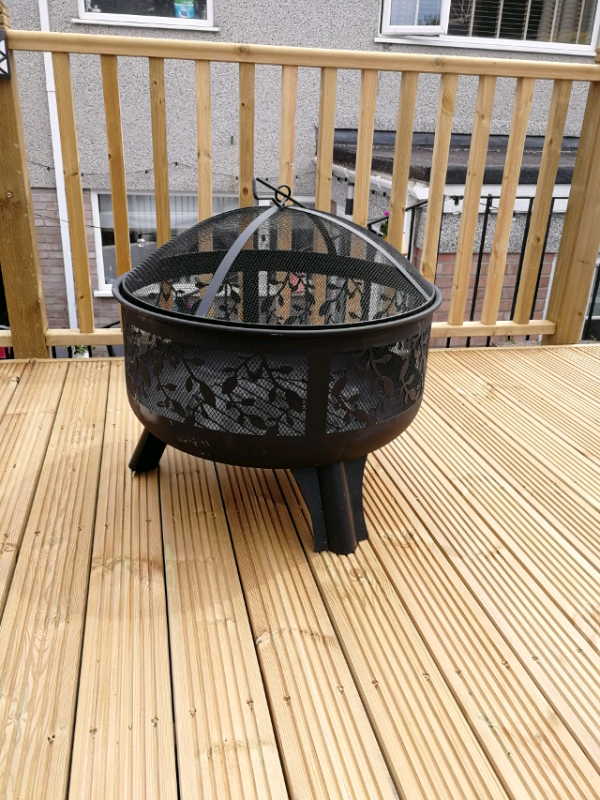 Fire pit for sale used once in Plymouth, Devon Gumtree