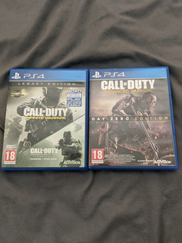 Call Of Duty Advanced Warfare And Infinite Warfare Ps4 In Poole Dorset Gumtree