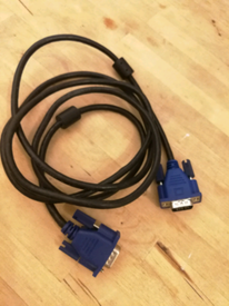 VGA male to VGA male Cable 1.8m 