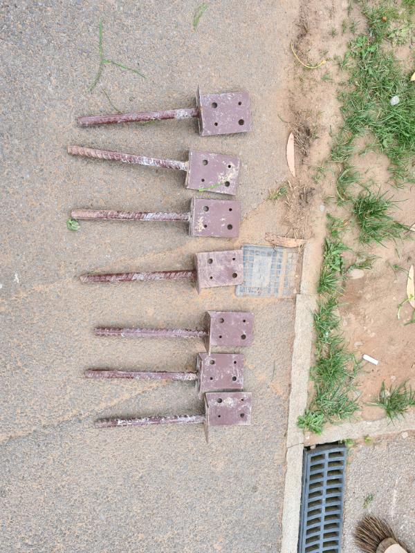 Concretein Sleeper / Base Anchor Brackets in Forest Town