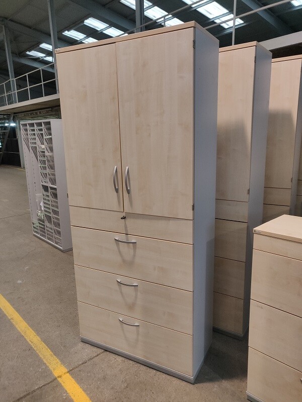 Palmberg Aktenschrank 6 OH mit Hängeregister Ahorn