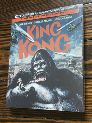 King Kong (1976) Steelbook [4K UHD] (NEW) (Limited Edition) - Jeff Bridges, Ch..