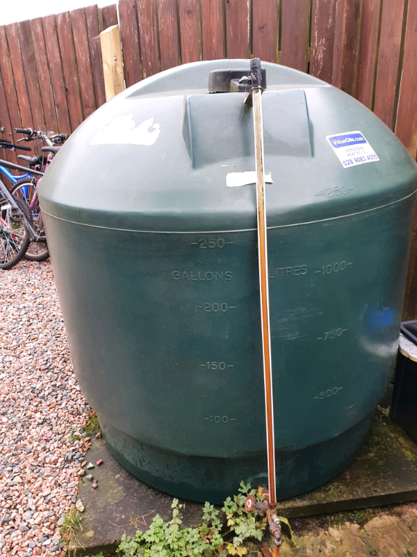 Oil tank 1250 litre with approx 250 litres of heating oil in Lisburn