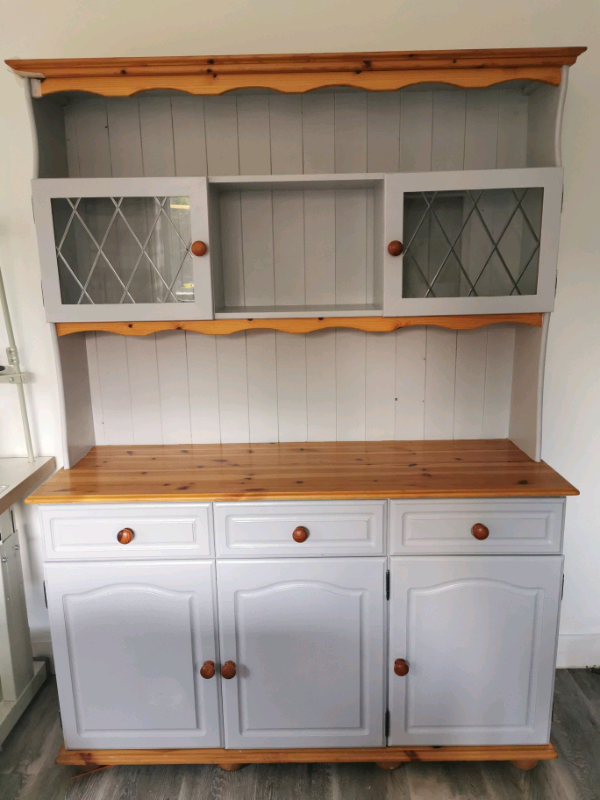 Welsh Dresser Large Wooden Dresser Kitchen Farmhouse Shabby