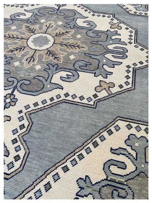 Hand Knotted Vintage Oushak Rug Traditional Area Carpet 5X8 6X9 8X10 9X12 10X14