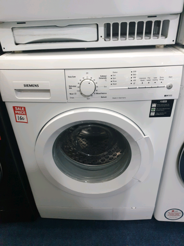 Siemens iq100 washing machine refurbished with warranty ready to go