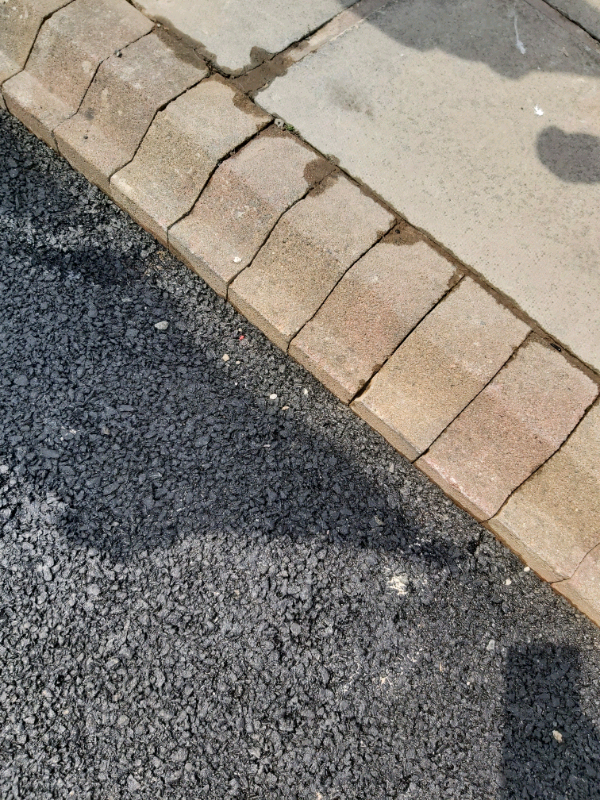 Red paving bricks / garden slabs edging FREE | in Ballymena, County