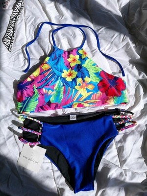 MAILLOT DE BAIN 2 pièces ZAFUL NEUF AVEC ETIQUETTE taille L