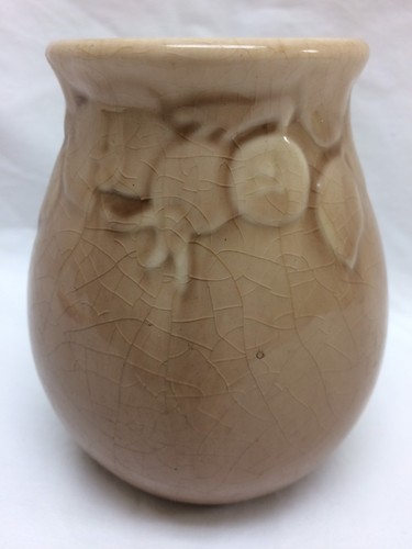 Rookwood Pottery Vase #2122 XLVIII 1948 Beautiful Crazed Vintage 4.5