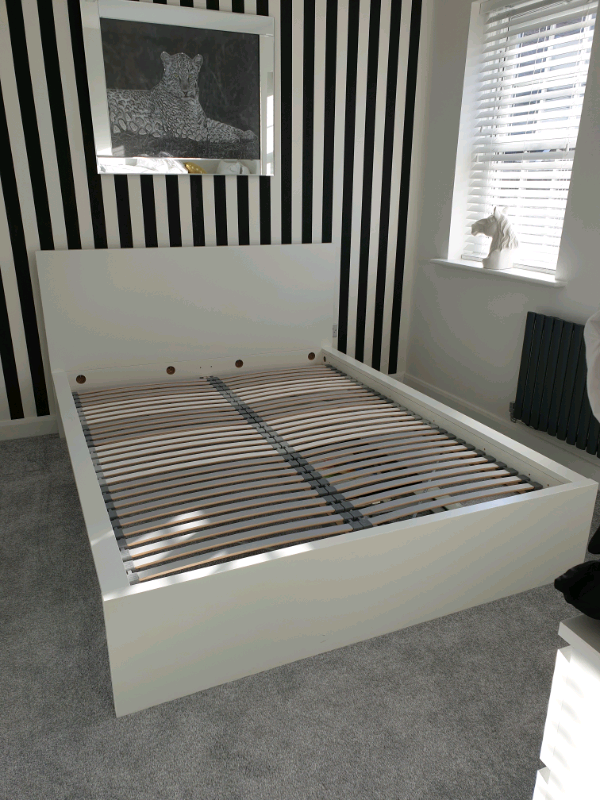 IKEA malm 5ft (king) bed white in Washington, Tyne and Wear Gumtree
