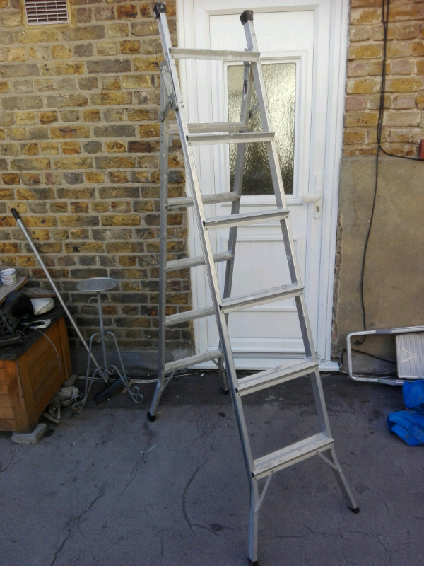 Aluminium Abru Step Ladder Extension Ladder Stair Ladder 3 Way