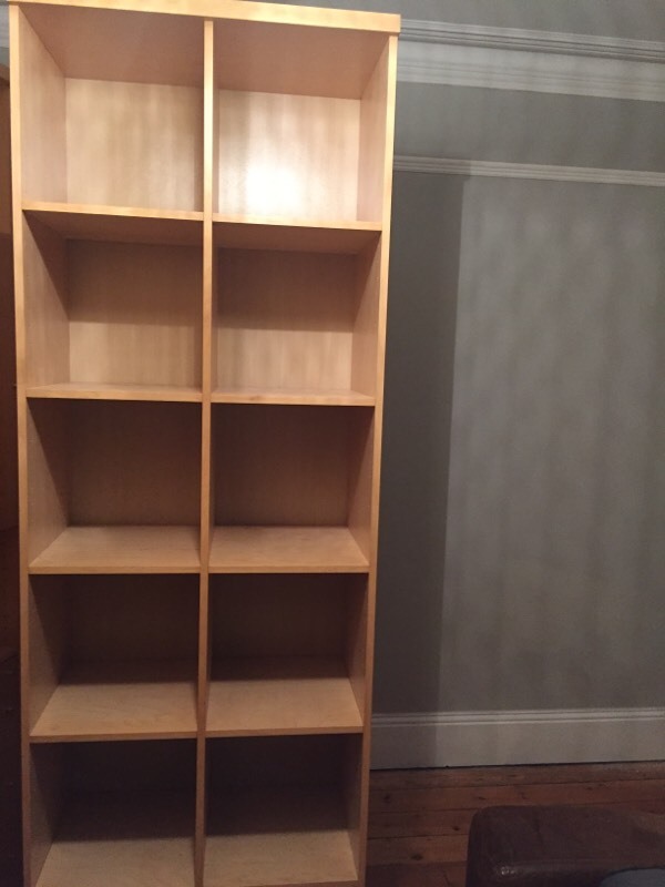 IKEA BONDE storage/shelving unit in birch veneer in Brighton, East