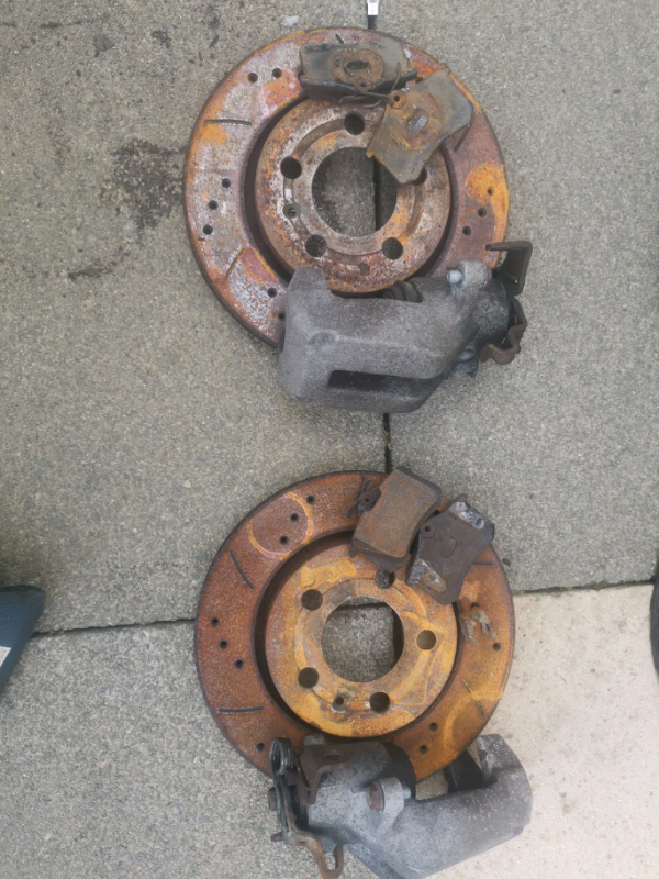 AUDI TT MK1 8N 225 REAR BRAKE CALIPERS M TEC DISCS in Northampton