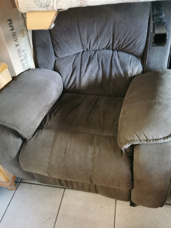 BROWN suede recliner chairs in Andersonstown, Belfast Gumtree