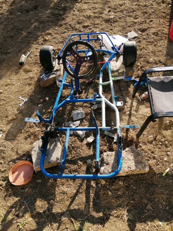 Adult gokart frame with bumpers and wheels. in Isle of Wight Gumtree