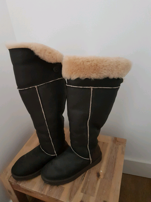 leather ugg boots office