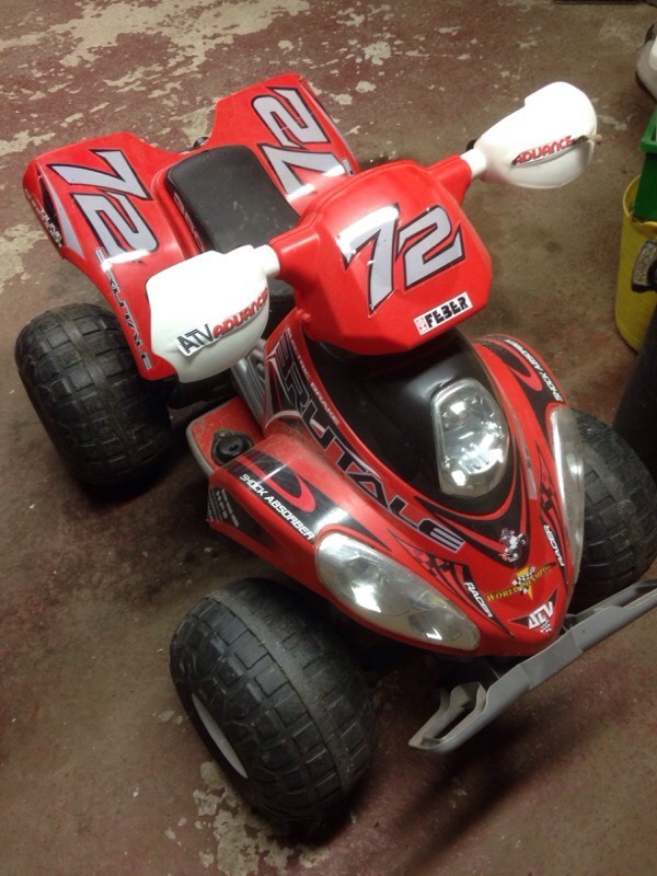 Halfords brutale feber 12v electric quad in Melton Mowbray