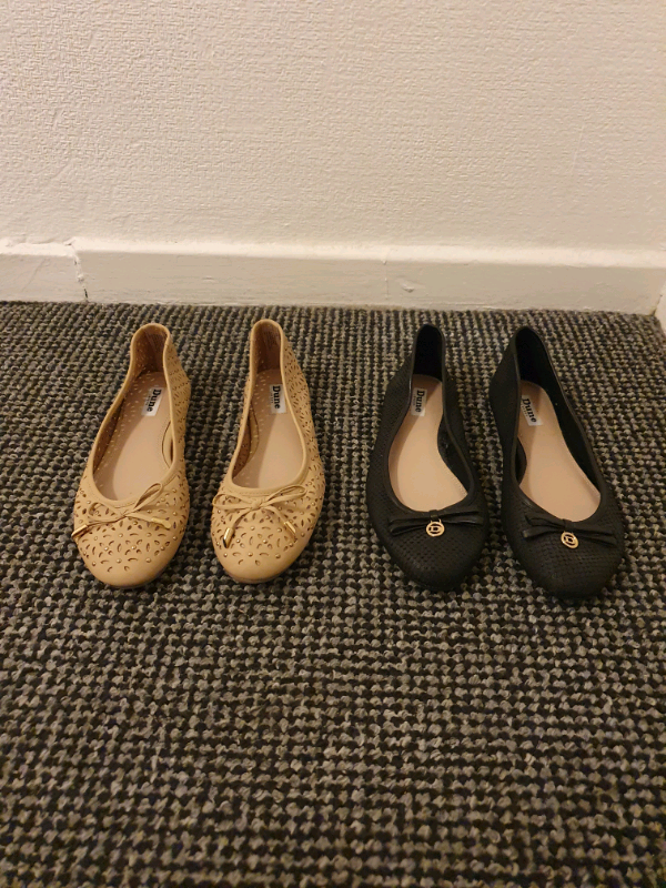 dune flat studded shoes