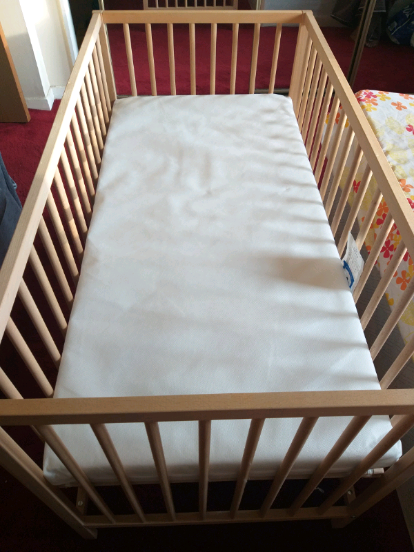 New Cot bed with new mattress 124cmX65cm in Southside, Glasgow Gumtree