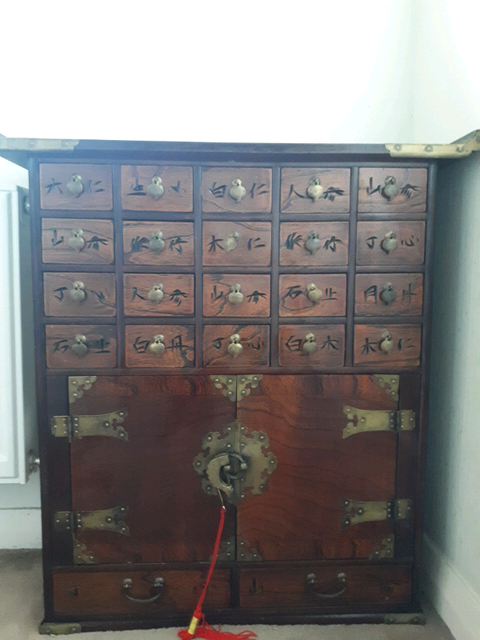 Korean Chinese Medicine Cabinet 22 Drawer Bedside Jewellery