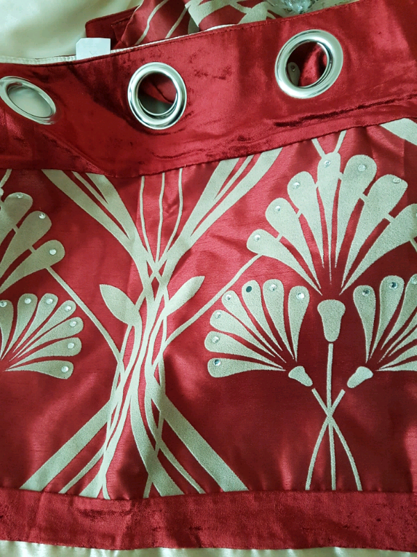 Dunelm mills curtains 2 pairs with tie backs in Swindon, Wiltshire