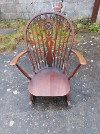 Vintage ercol rocking chair 
