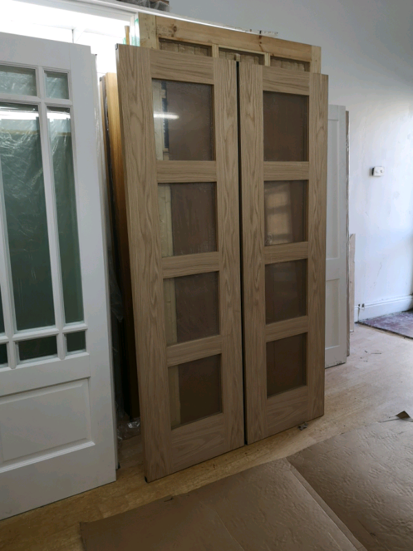 These internal doors are supplied unfinished ready for you to select an appropriate colour Internal Double French Doors