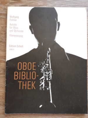 Aulodie für Oboe und Orchester Klavier Klavierauszug von Wolfgang Fortner 1966