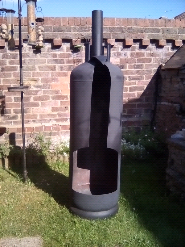 47kg gas bottle fire pit log burner in Portsmouth, Hampshire Gumtree