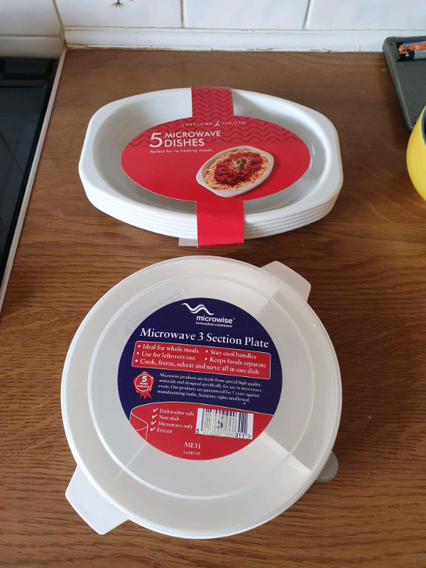 Microwave dishes from lakeland and jarolds, brand new in Norwich