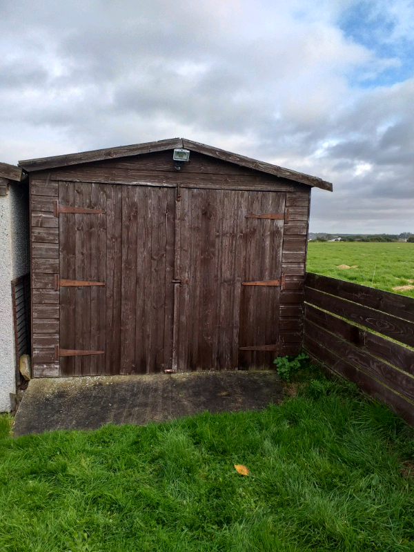 wooden garden shed in muir of ord, highland gumtree