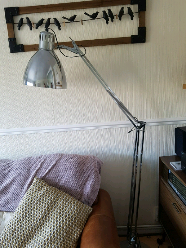 Chrome Angle Poise Floor Lamp In Market Harborough